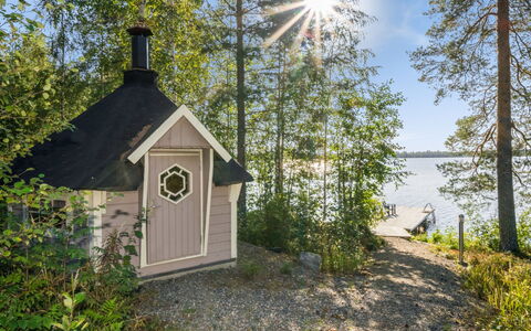 Kärkiniemi: Hout, Winter, Sneeuw, Huis, Verblijf, Freezing, Siding, Blokhut, Ijs