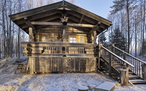 Saarenkainalo: Hout, Winter, Sneeuw, Verblijf, Freezing, Blokhut, Hut, Plank, Hardwood