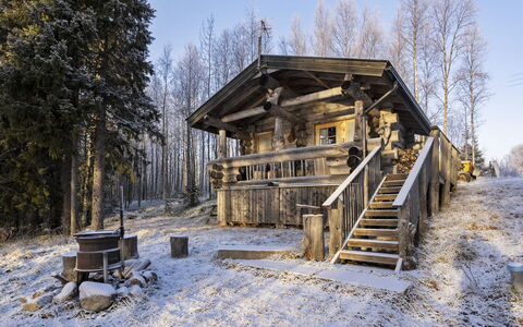 Saarenkainalo: Hout, Winter, Sneeuw, Verblijf, Blokhut, Freezing, Hut, Timmerhout, Schuur