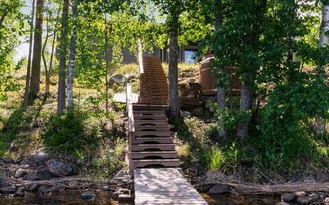 Hot Pool Cottage Iitu: Boom, Hout, Dok, Boardwalk, Plank, Woud, Trunk, Hardwood, Bos, Natuurgebied