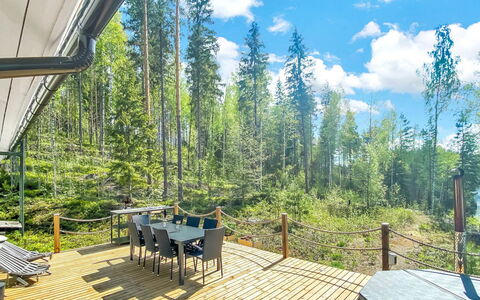 Villa Sipilä: Hout, Verblijf, Blokhut, Woud, Schuur, Garden Gebouwen, Lariks, Bos, Beits
