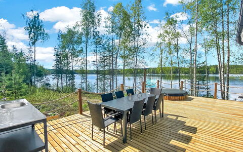 Villa Sipilä: Hout, Verblijf, Blokhut, Woud, Schuur, Garden Gebouwen, Lariks, Bos, Beits
