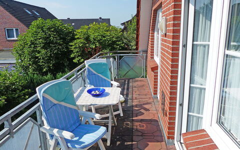Norddeich 764: Eigendom, Onroerend Goed, Huis, Gebouw, Woongebied, Appartement, Balkon, Leuning, Dak, Huis