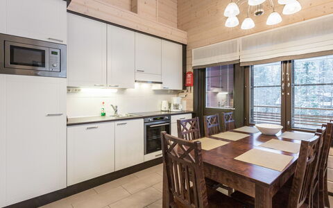 Sointuilevi 2 D 13: Interieur Ontwerp, Meubilair, Hout, Flooring, Keuken, Plafond, Verdieping, Countertop, Lichte Inrichting, Cabinetry