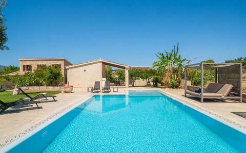 Cas Ciutada: Blauw, Zwembad, Toevlucht, Tropen, Buitenmeubels, Villa, Eco Hotel, Hacienda